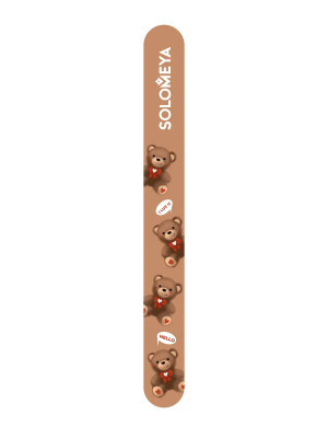 Solomeya Пилка для ногтей Kawaii bears 180/220 / Kawaii bears Nail File, 1 шт. Solomeya Пилка для ногтей Kawaii bears 180/220 / Kawaii bears Nail File, 1 шт.